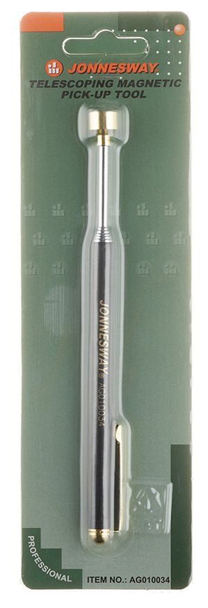 Ручка магнитная телескопическая, max длина 580 мм, грузоподъемность до 1,5 кг Jonnesway AG010034 - фото